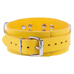 The Red Collier en cuir Ultra Jaune
